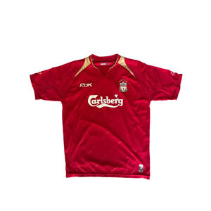 Vintage Liverpool FC 2006-08 Home Jersey – Steven Gerrard #8 – Reebok Carlsberg
